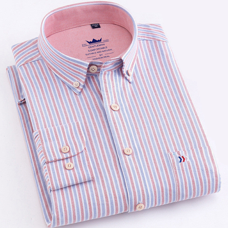 Edmund - Cotton Striped Shirt