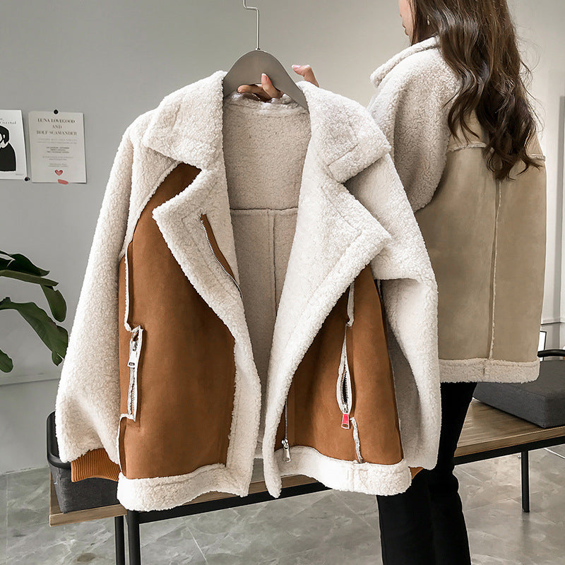 Maya Lamb Velvet Suede Jacket