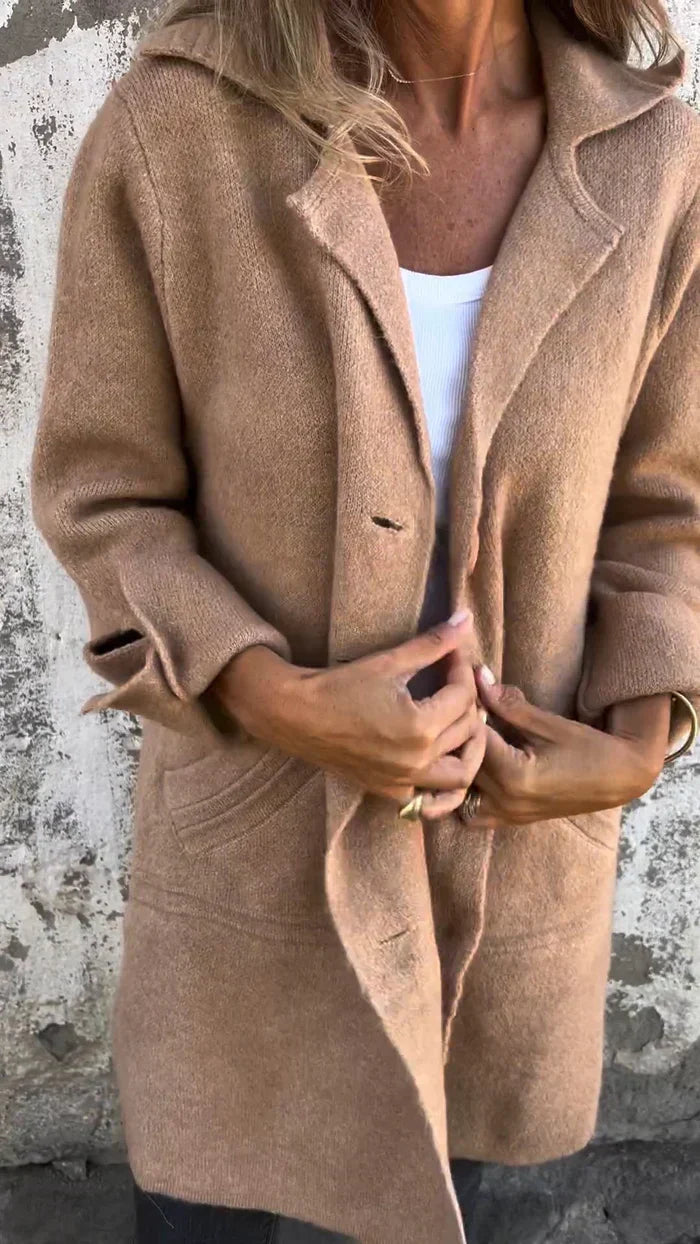Marlina Long knitted Coat