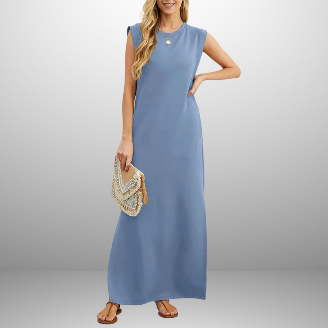 EMMA | Anti-Wrinkle Fluid Long Dress