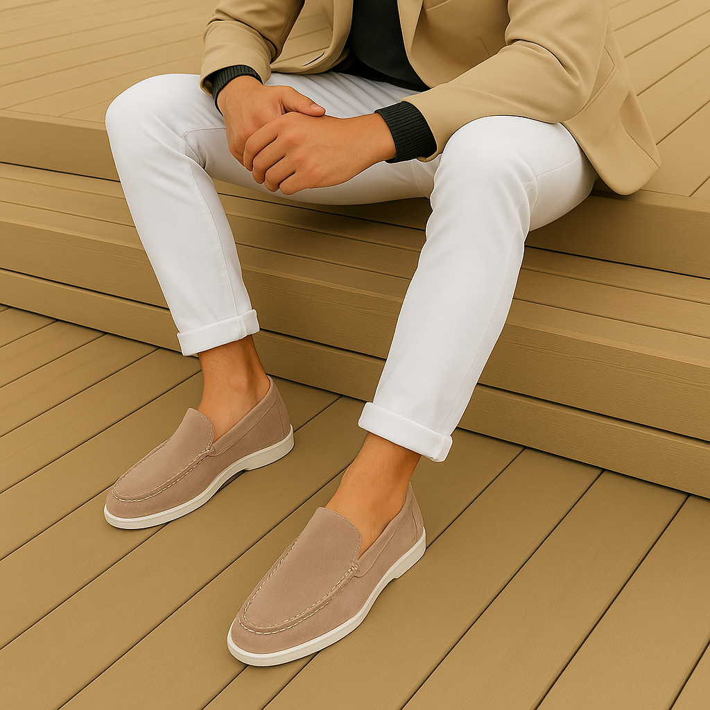 Edward - Chic Suede Loafers