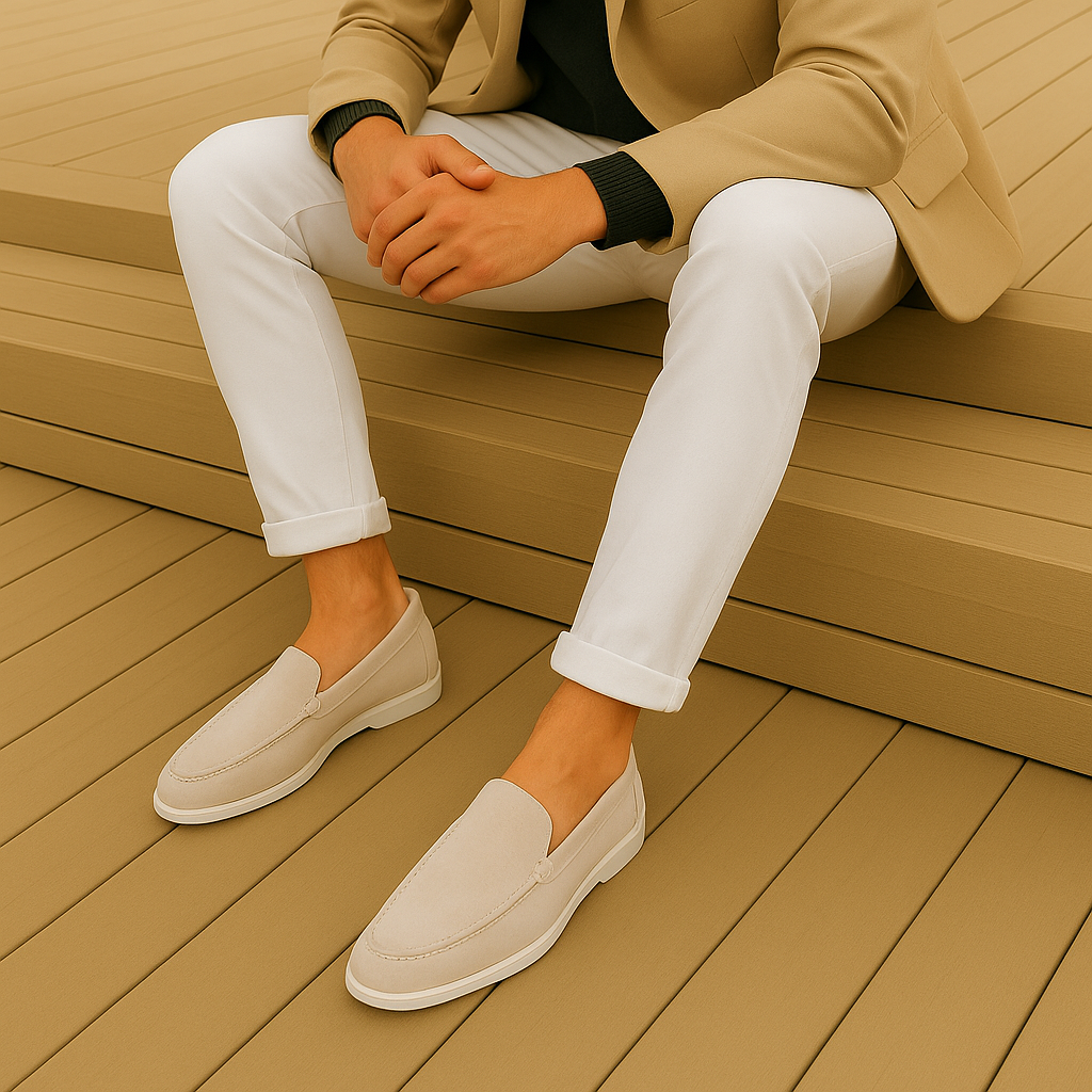 Edward - Chic Suede Loafers