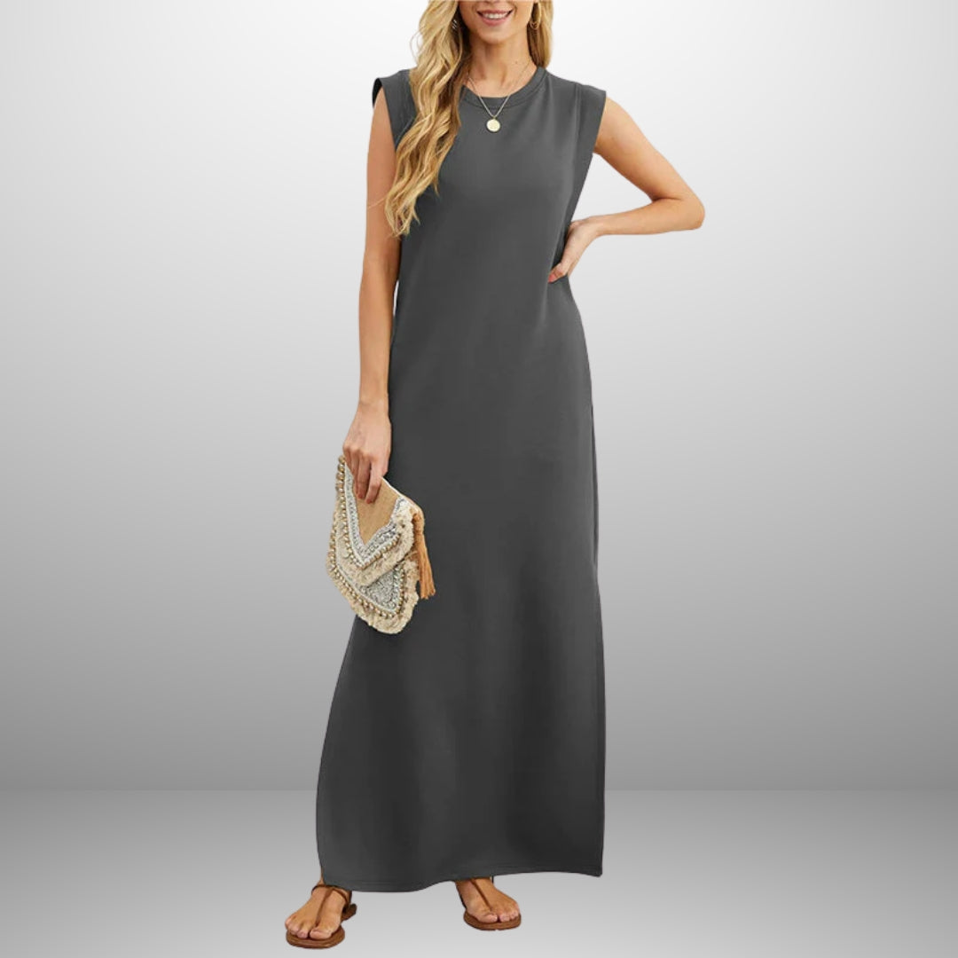 EMMA | Anti-Wrinkle Fluid Long Dress