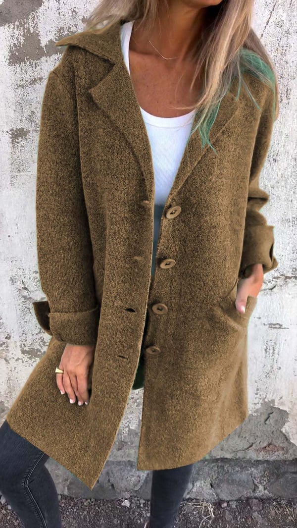 Marlina Long knitted Coat