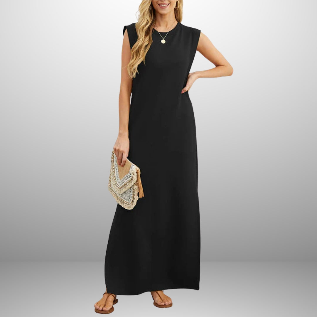 EMMA | Anti-Wrinkle Fluid Long Dress