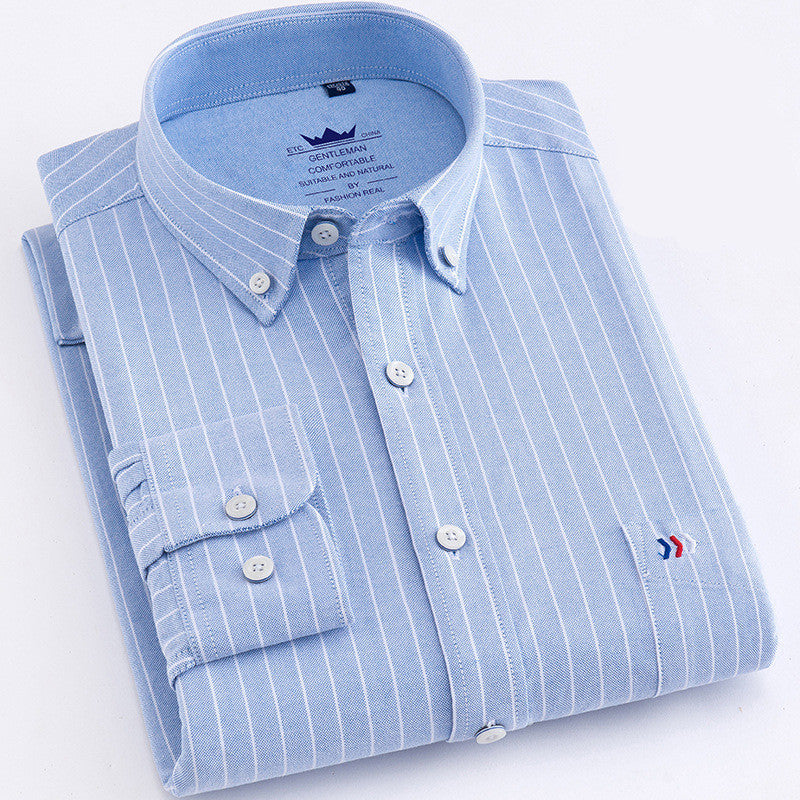 Edmund - Cotton Striped Shirt