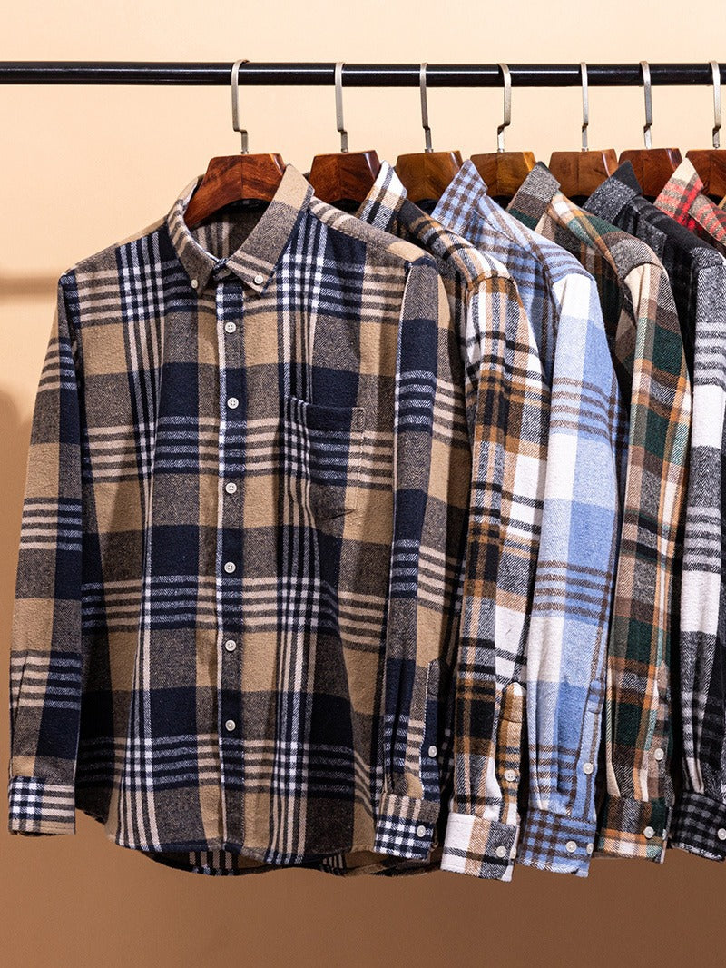 Leo - Checkered Cotton Shirt