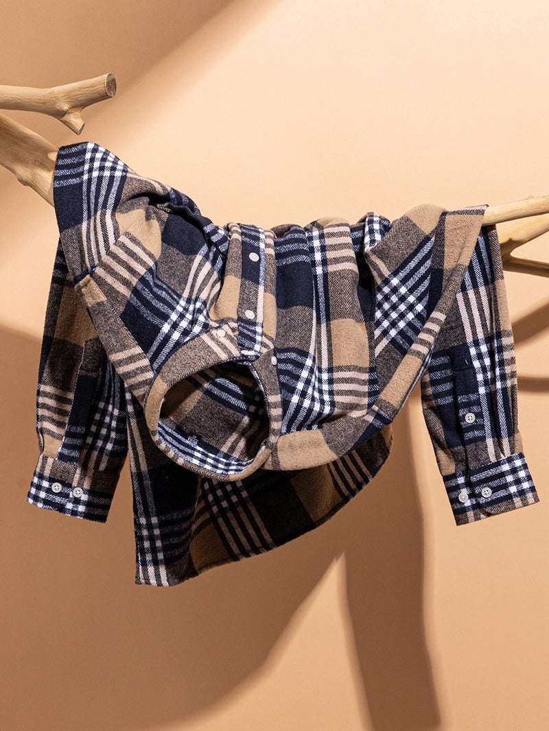 Leo - Checkered Cotton Shirt