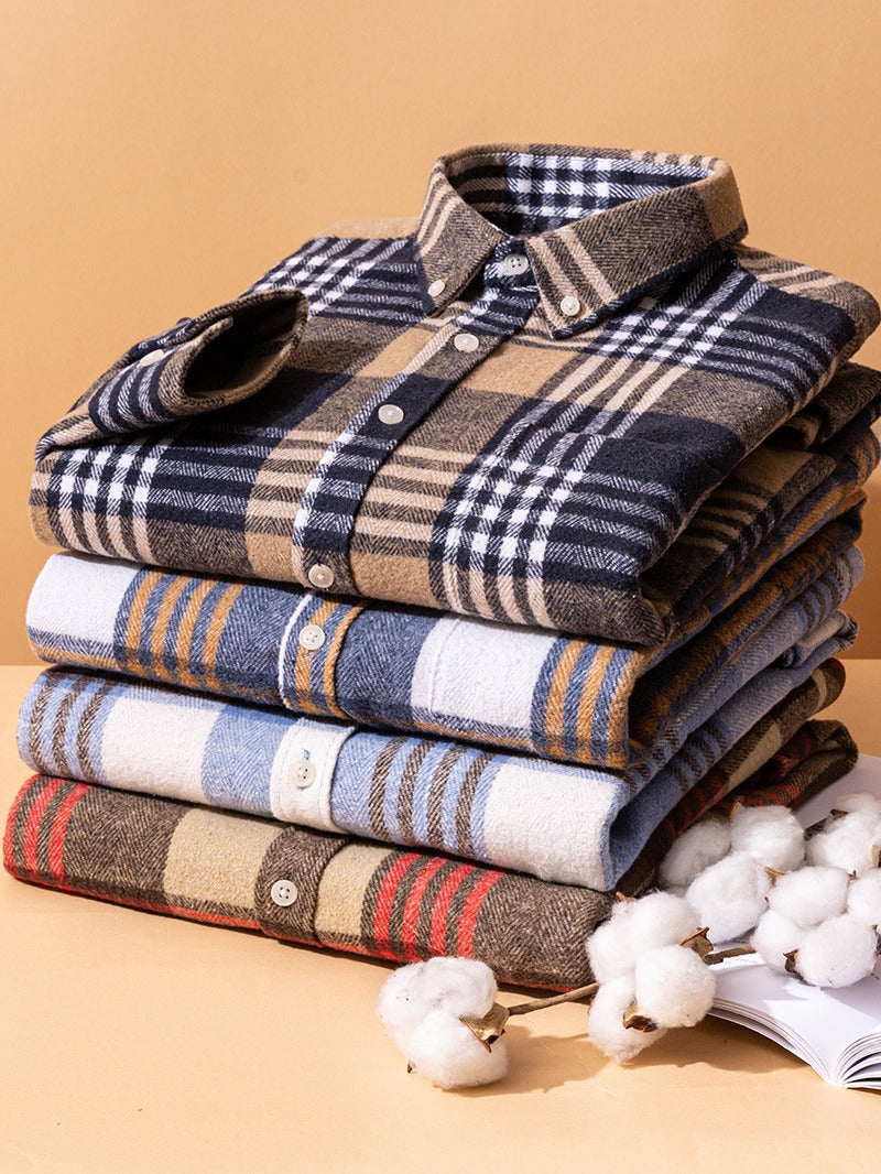Leo - Checkered Cotton Shirt