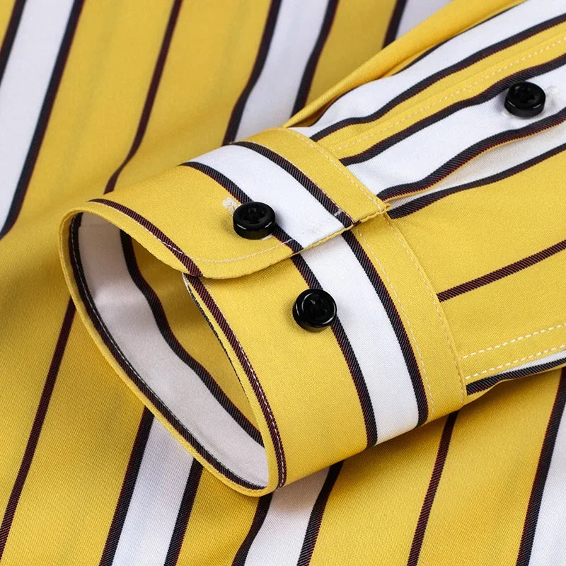 Oliver - Men's Casual Striped Shirt