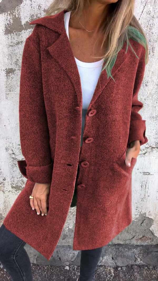 Marlina Long knitted Coat
