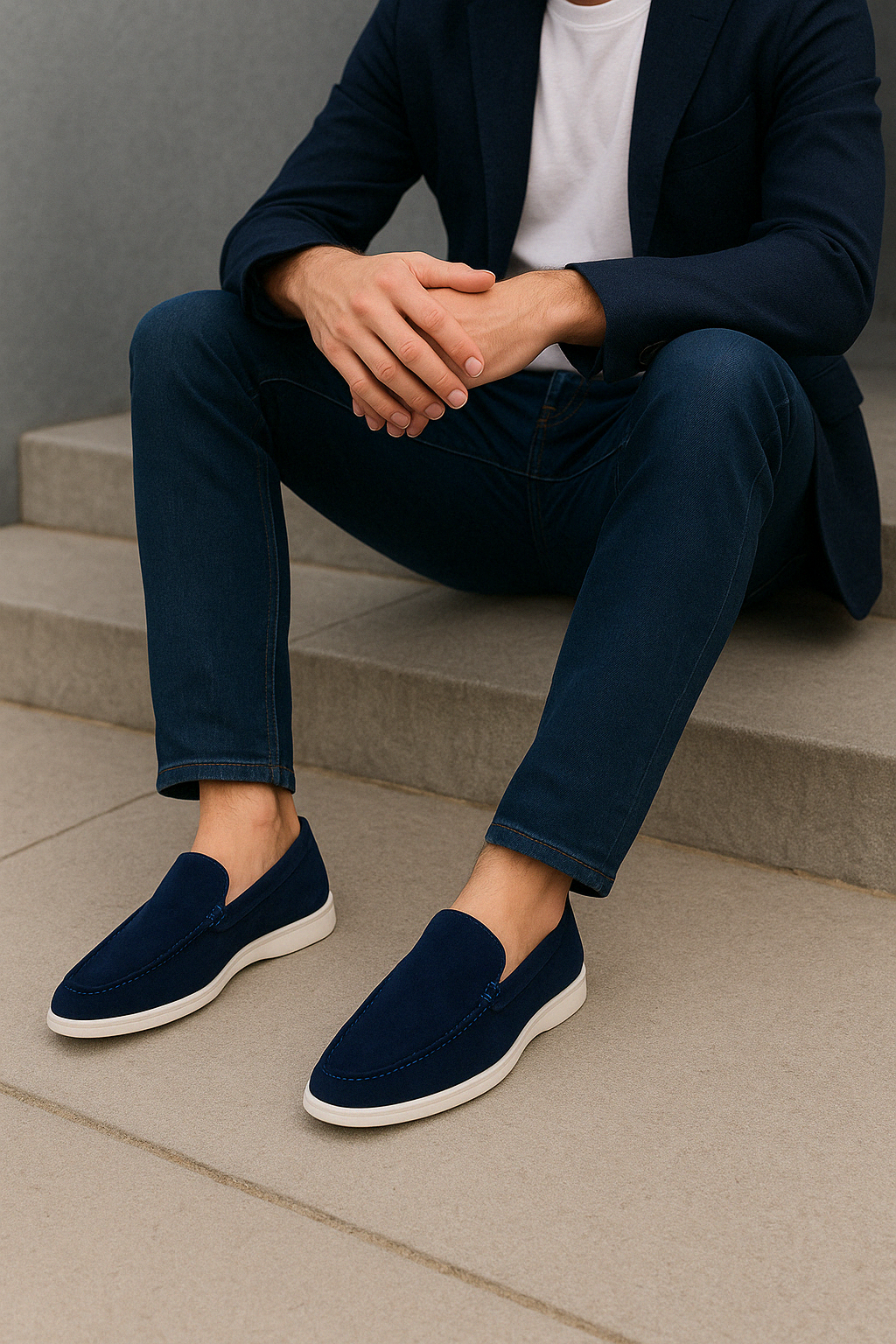 Edward - Chic Suede Loafers