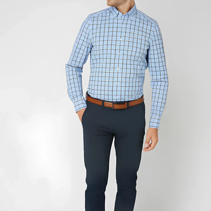 Ellis - Plaid Button-Up Shirt