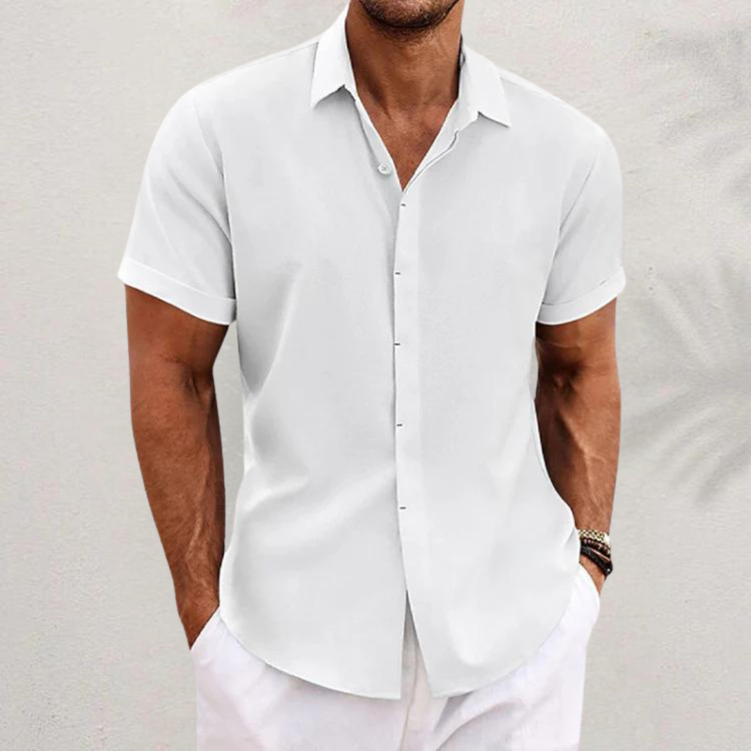 Aleandro | Classic Linen Shirt (1+1 FREE)