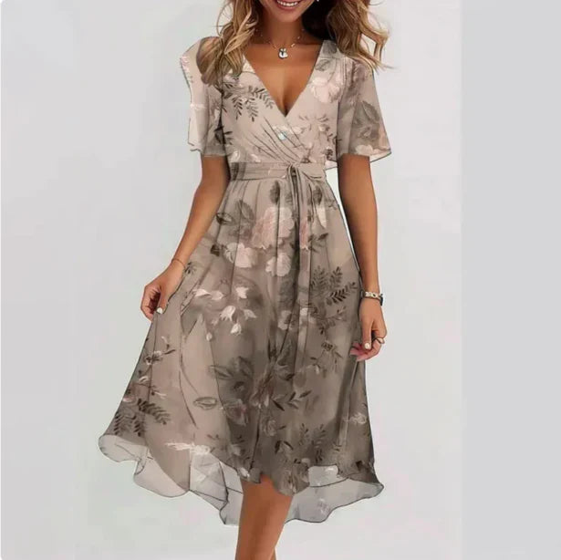 Matilde™ | Elegant Maxi Dress with V-Neckline