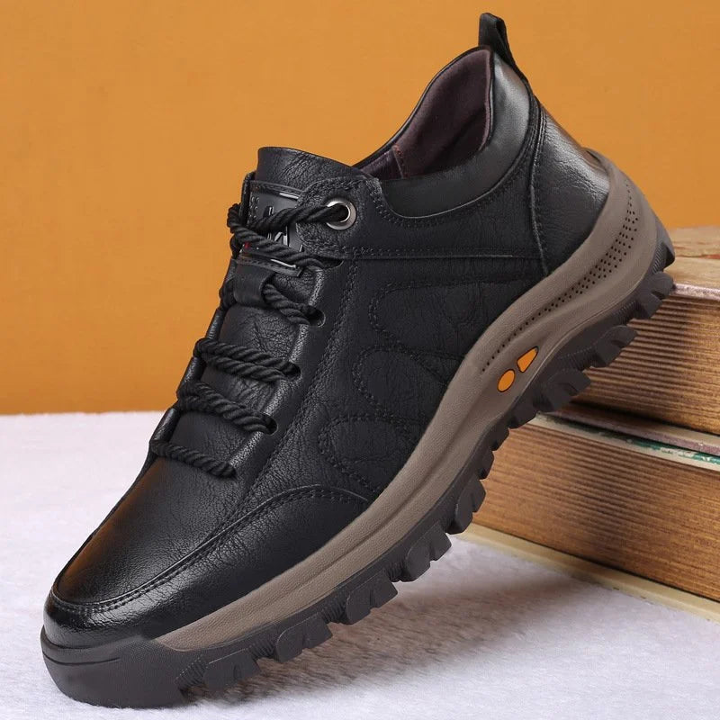 MATT HAND STITCHED LEATHER CASUAL MEN'S SHOES