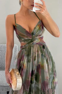 Carola™ - Charming Maxi Dress With Floral Print