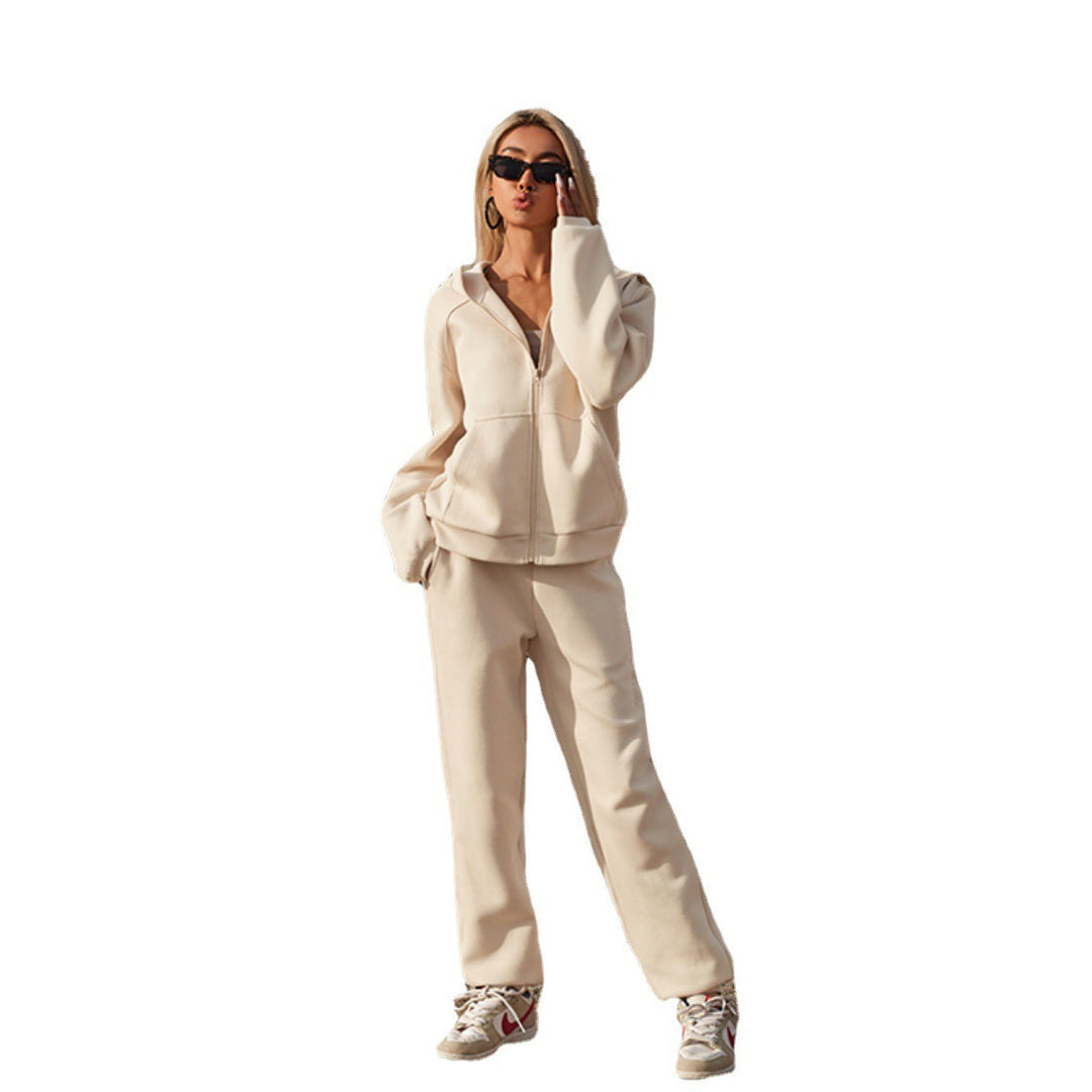 Women’s Hooded Long Sleeve Ankle-Tied Suit – Effortless Style