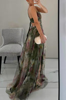 Carola™ - Charming Maxi Dress With Floral Print