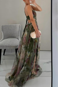 Carola™ - Charming Maxi Dress With Floral Print