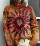 Delfina™ | Bright and Colorful Turtleneck Sweater