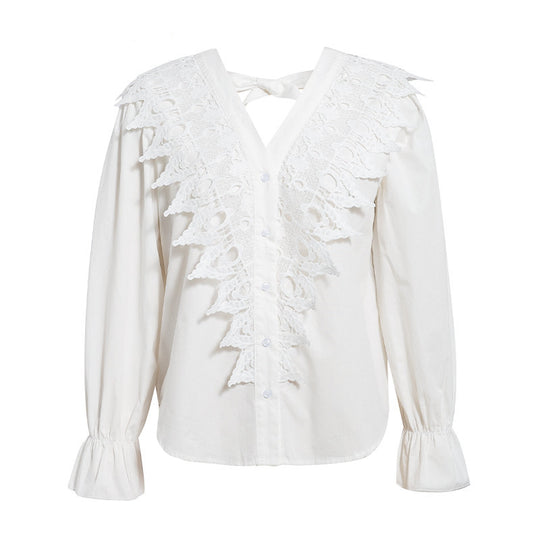 Lace Patchwork Blouse