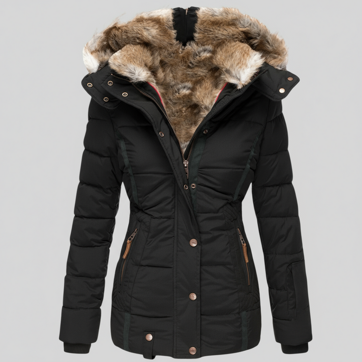 Ludovica - Warmest Winter Coat with Fur Lining