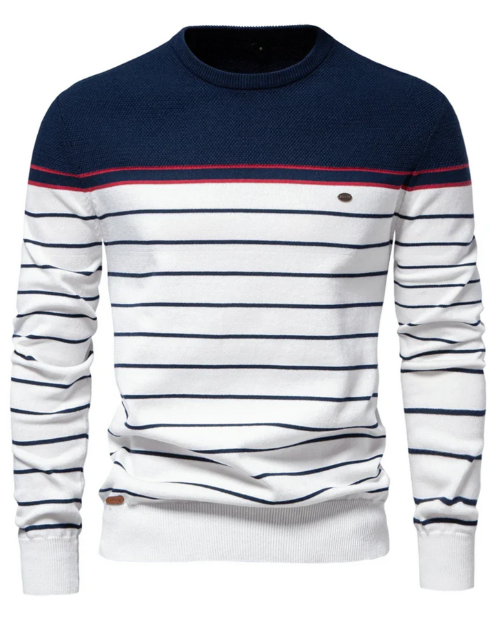 John - Striped Design Men's Sweater