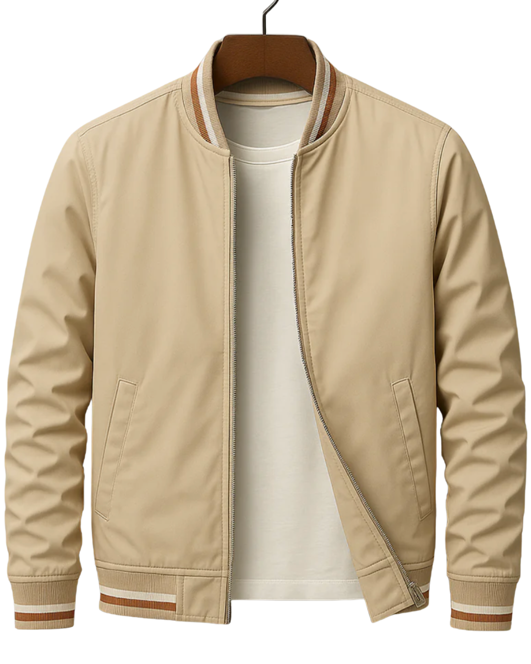 Tom | Elegant Bomber Jacket With Stripes