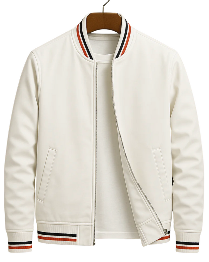 Tom | Elegant Bomber Jacket With Stripes