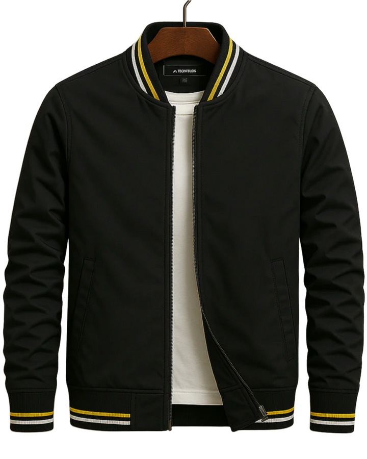 Tom | Elegant Bomber Jacket With Stripes