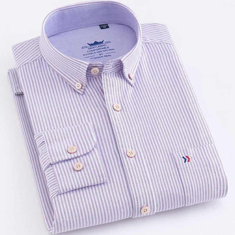 Edmund - Cotton Striped Shirt