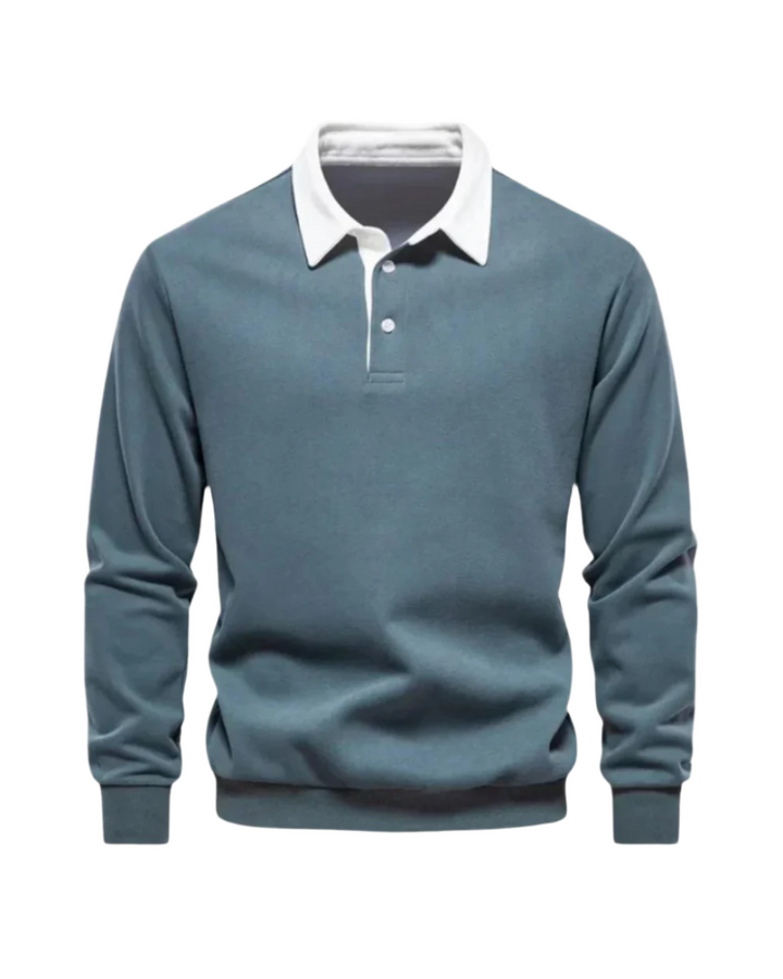 Adrian - Relaxed Fit Polo Sweater