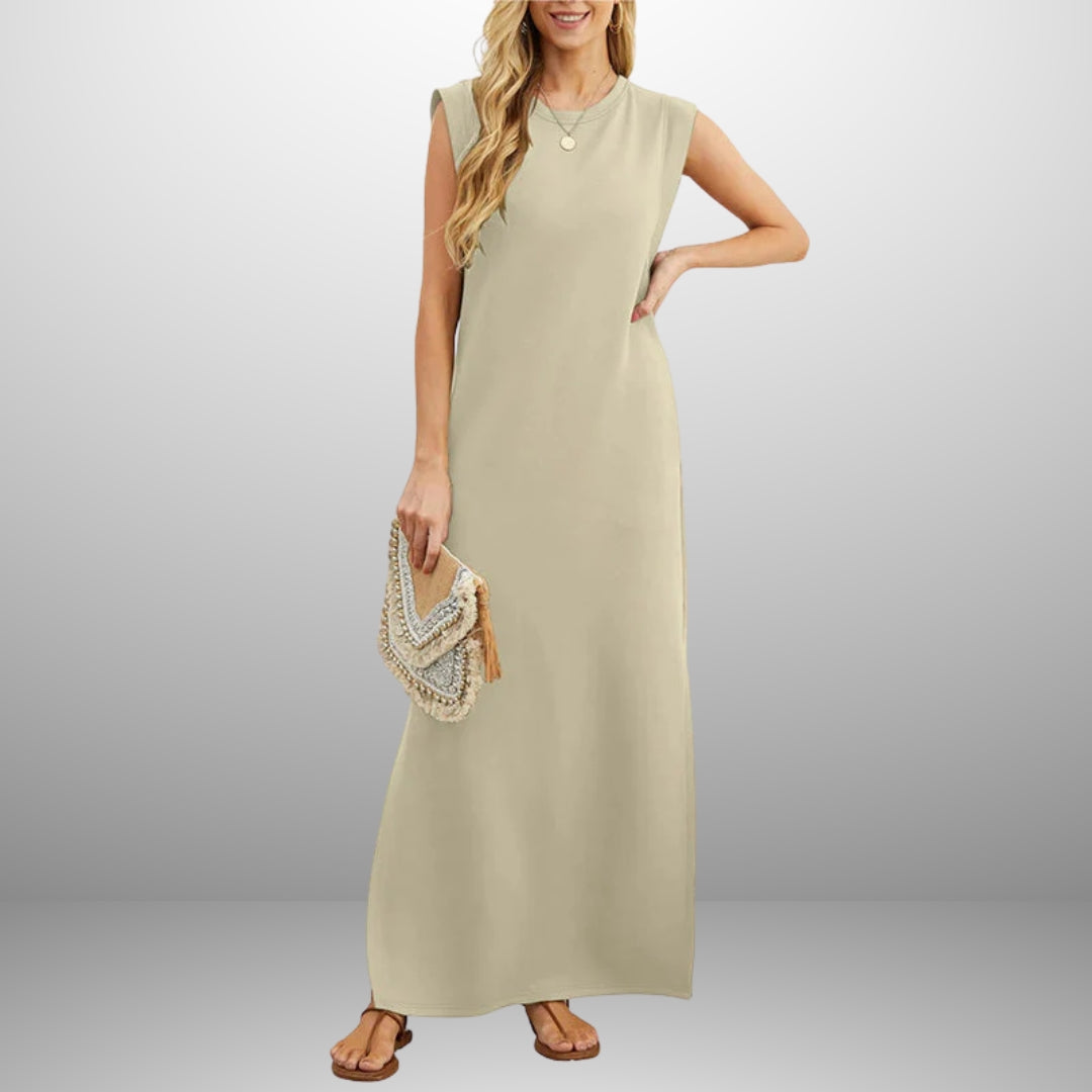 EMMMA || Anti-Wrinkle Fluid Long Dress