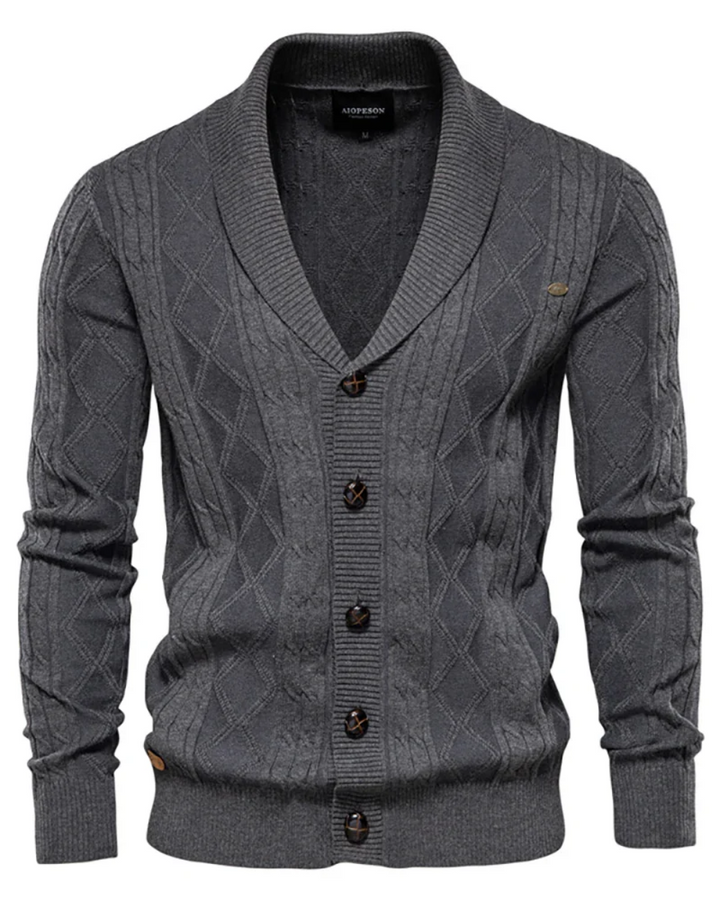 Bryce - Men's Premium Button-Up Cardigan