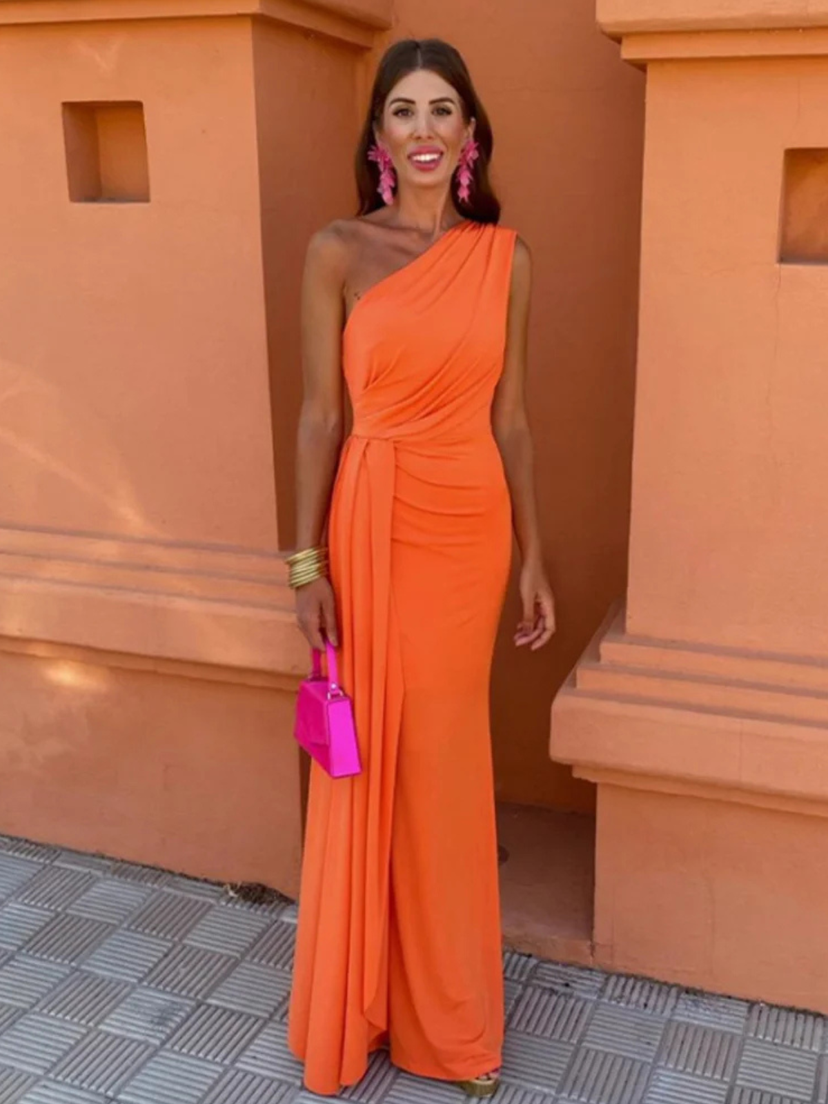 Lia™ | Asymmetrical Maxi Dress