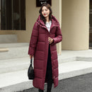 Stay Warm & Stylish with the Women’s Super Long Winter Puffer Coat