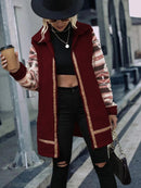 Merry Colorblock Plush Cardigan