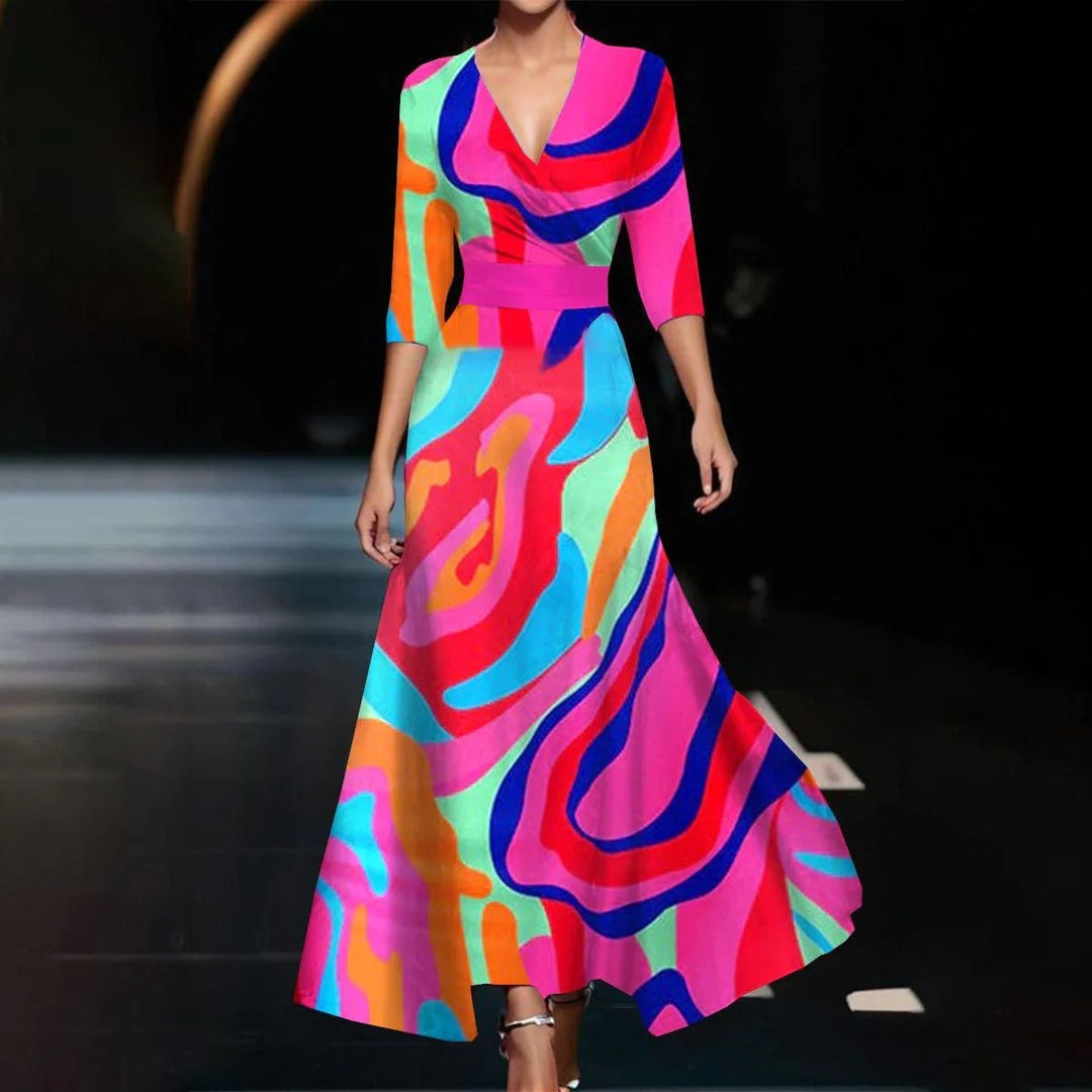 Jessica  V neck Dress