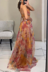 Carola™ - Charming Maxi Dress With Floral Print