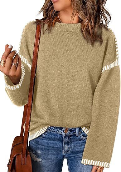 Cozy Round Neck Pullover – Ideal for Fall & Winter!