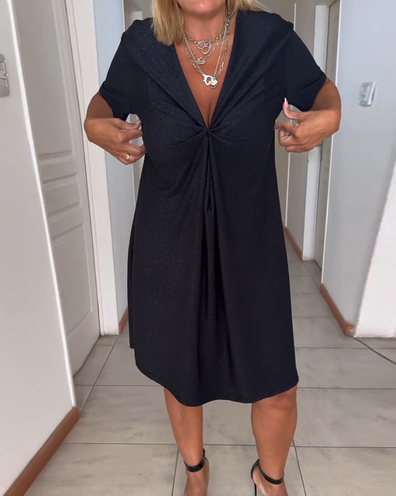 Ruby - Elegant Twisted Dress