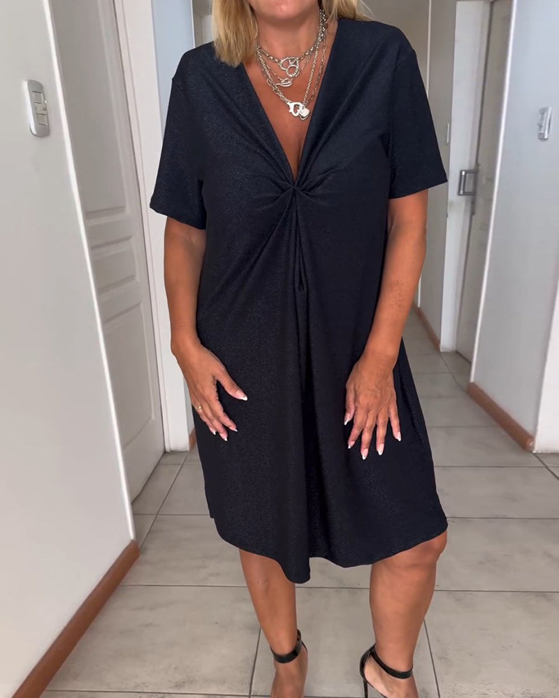 Ruby - Elegant Twisted Dress