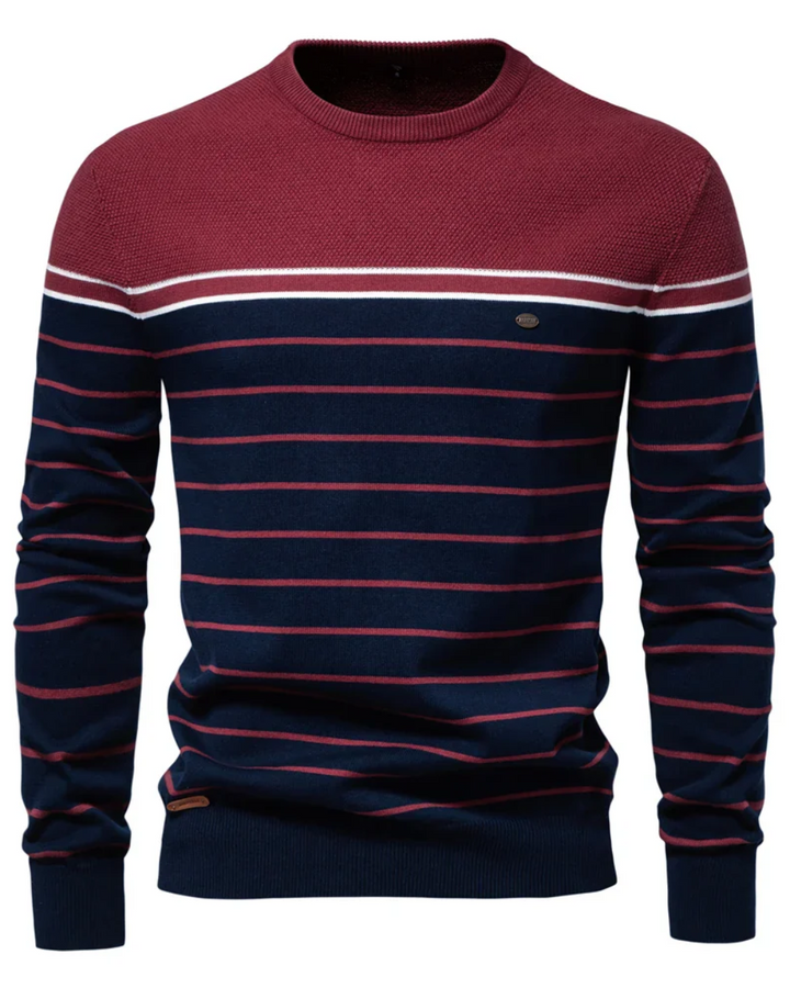 John - Striped Design Men's Sweater