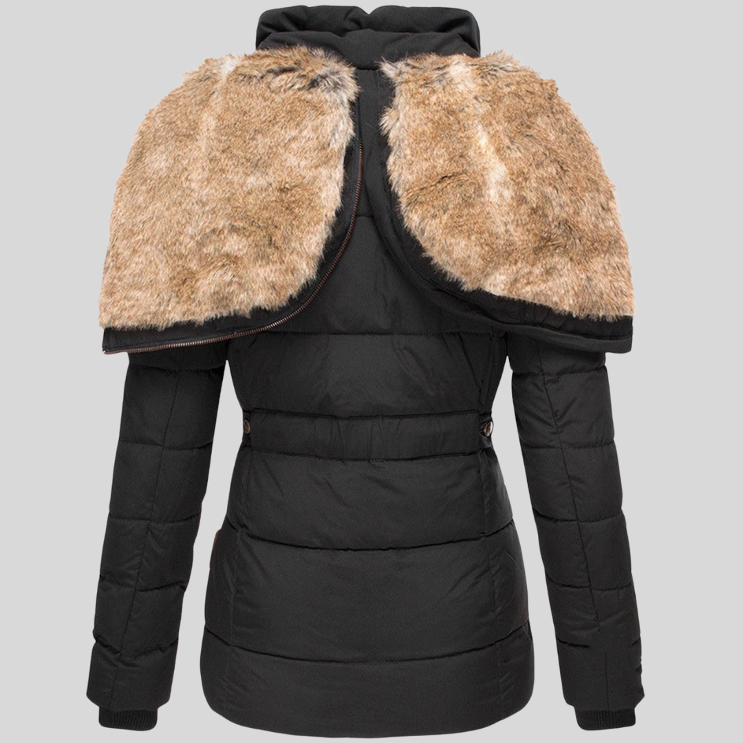 Ludovica - Warmest Winter Coat with Fur Lining