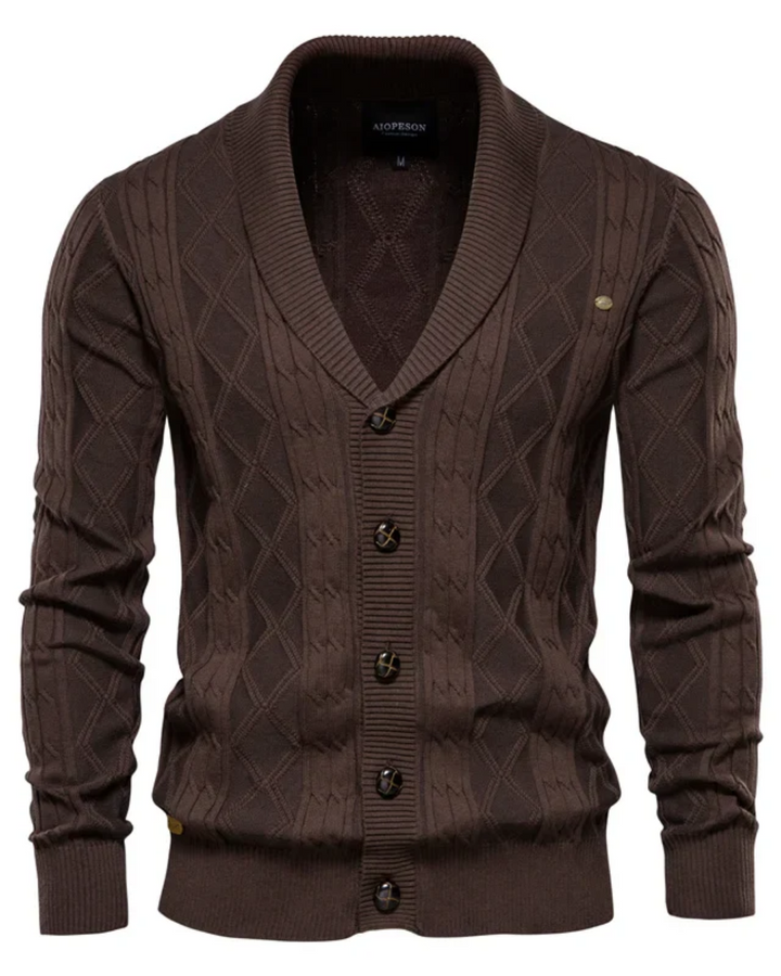Bryce - Men's Premium Button-Up Cardigan