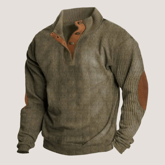 Egon™  Corduroy sweatshirt with collar