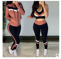 Women’s 3-Piece Leisure Hoodie Set for Autumn