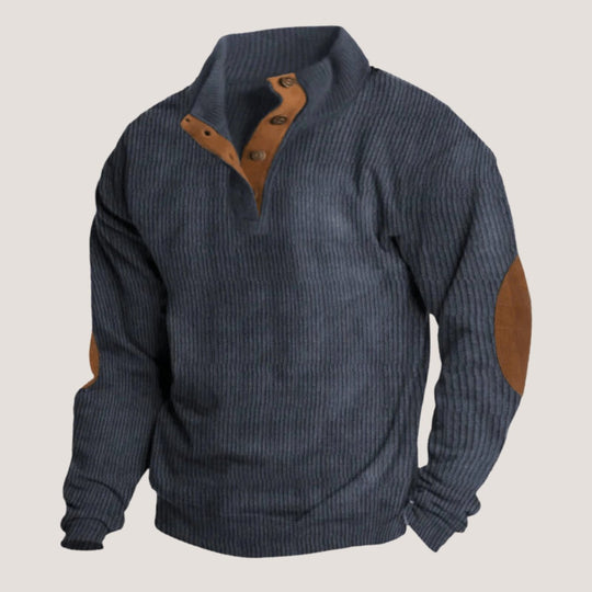 Egon™  Corduroy sweatshirt with collar