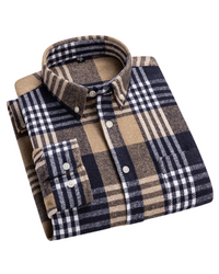 Leo - Checkered Cotton Shirt
